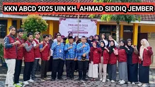 KKN ABCD 2025 UIN KH. AHMAD SIDDIQ JEMBER DI SDN TEGALREJO 01 KECAMATAN MAYANG