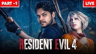 RESIDENT EVIL 4 REMAKE LIVE 🔴 | Part-1 | Horror Gameplay & Reactions | Vikshot Playing RE 4