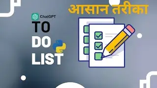 Create a Simple To-Do List in Python | Step-by-Step Guide for Beginners #ai #python