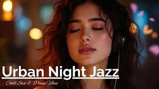 Smooth Urban Jazz for Relaxing Nights | Chill Late-Night Sax & Piano