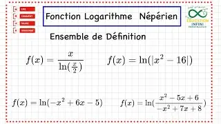 Domaine de d&eacute;finition de ln  partie 2| Domain of Definition of ln Function