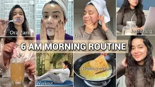 6 AM MORNING ROUTINE🌤️ : Productive & Healthy Habits | Parul Priya