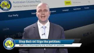 STOP BAIL-IN: Your deposits in the bank are not safe - Sign the petition