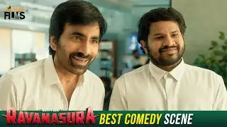 Ravi Teja & Hyper Aadi Best Comedy Scene | Ravanasura 2023 Latest Hindi Dubbed Movie | Ravi Teja