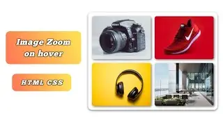 Zoom image on hover css