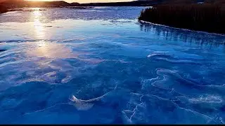 Dusk Over the Frozen Matanuska River | Sutton, Alaska