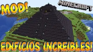 EDIFICIOS INCREIBLES! Minecraft 1.18.1 MOD SHRINES STRUCTURES!