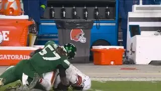 Elijah Moore SCARY Head Injury (Walks Off) - JETS vs BROWNS - 2023-24 NFL SEASON - WEEK 17