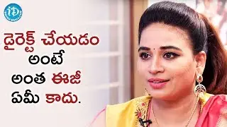 It's Not That Easy To Direct A Film - Actress Jayathi || #Lachi || Talking Movies With iDream