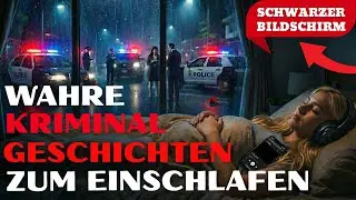 3 Stunden Schwarzer Bildschirm: 11 Verstörende Wahre Verbrechen zum Einschlafen -Mit Regengeräuschen