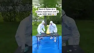 Devin & Dylan do a science experiment and it ends VERY BAD 😱💀