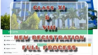 Class XI and VIII STC new registration full process