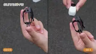 Sunnylife Foldable Vertical-Horizontal Mount Adapter Mounting Brackets for Insta360 GO 3S/GO 3