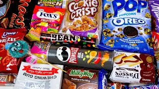 Snack Opening New Pringles Oreo popcorn nestle cookies crisp Milka chocolate mars kinder 