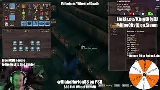 Valheim w/ Wheel of Death dares every time I die