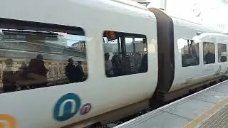Train arriving at Manchester Piccadilly railway station.2.12.25.
