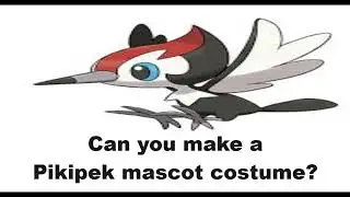 Pikipek Pokemon Mascot Costume Request #request #mascotcostume (Draw A Concept)