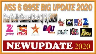 95E Nss6 New Add upated Free To Air  channel list 3 8 2020  complete channel list 2020