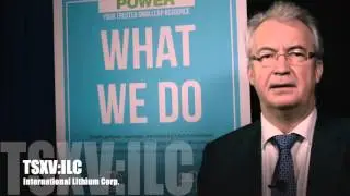 International Lithium Corp. CEO Expects to Be in Production Within 3 Years