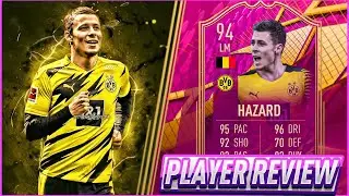 EL HERMANO BUENO😎 94 THORGAN HAZARD FUTTIES PREMIUM HITOS OBJETIVOS PLAYER REVIEW FIFA 22