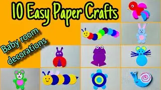 10 Easy Paper Crafts for Kids | Paper Circle Crafts | DIY Paper Toys