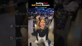 Ranking Best Golf Prank Moments ⛳️😂 | #GolfPrank #Ranking #Shorts
