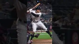 Does Aaron judge have the nicest swing in the MLB? 🤔 Aaron judge slow mo swing