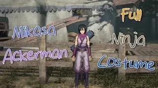 Mikasa Ackerman: Full Ninja Outfit Gameplay | Attack On Titan 2: Final Battle