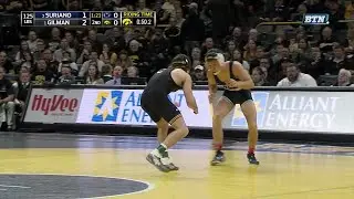Big Ten Rewind: 2017 Wrestling - 125 LBs - Penn State's Nick Suriano vs. Iowa's Thomas Gilman