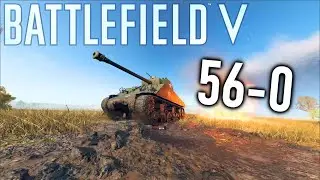 AGGRESSIVE 56 Killstreak Gameplay With the PANZER 38T! - Battlefield 5 PTFO Tanker