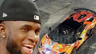 MLB's Luis Robert Tricks Out $1 Mil Lambo W/ Glow-In-The-Dark Naruto Wrap