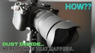 Ever wondered how the dust gets inside of your camera's lens?