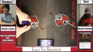 MTG Legacy Gameplay - Death and Taxes vs Deaths Shadow - Enter the Battlefield