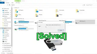How to Fixed Please insert a disk into USB Drive | Pendrive Format Problem