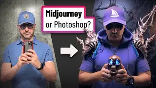 NEW MIDJOURNEY Feature! - Midjourney or Photoshop?