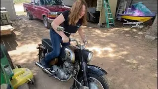 Her First Honda 305 Dream Ride