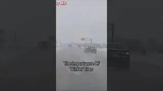 Winter Tires Can Save Your Life In A Snow Storm! #shorts