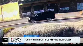 Sparks Police release picture of suspect vehicle in hit-and-run crash that seriously injured child