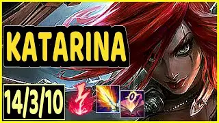 KATARINA VS LUX - 14/3/10 KDA MID GAMEPLAY MASTER I