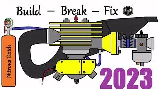 Build Break Fix Motorized Bicycle Channel 2023!