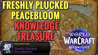 Freshly Plucked Peacebloom Treasure Location (+3 Alchemy Knowledge) (WoW Midnight)