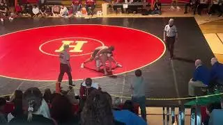 Somerset County Tournament, 1st place, 2nd period pin. 215lbs. 