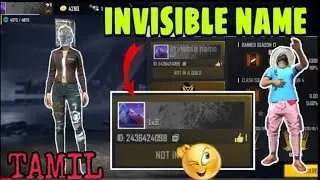 FREE FIRE INVISIBLE NAME TRICK IN TAMIL / FF GAMING