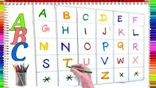 How to write capital letters | Upper Case Letters | English Alphabet | ABCD