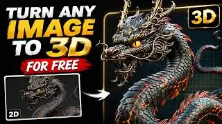Turn ANY Photo into 3D Models with Hi3D | Image to 3d model Ai