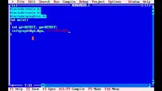 How to initialize graphics in TurboC/C++