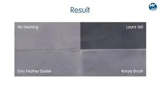 Performance Comparison: Rotary Brush - Emu Feather Duster - Robot Sword Brush Laura&reg; 160 (EN)