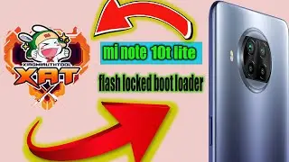 how to flash mi note 10 t lite locked bootloader