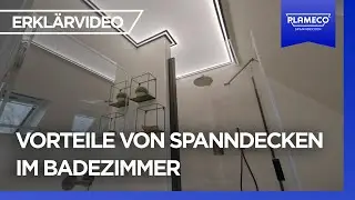 Schimmel im Badezimmer? Muss nicht sein mit Spanndecken von Plameco.