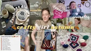 Crochet Diaries 🧶🍂✨ crafty girl autumn vol. 1